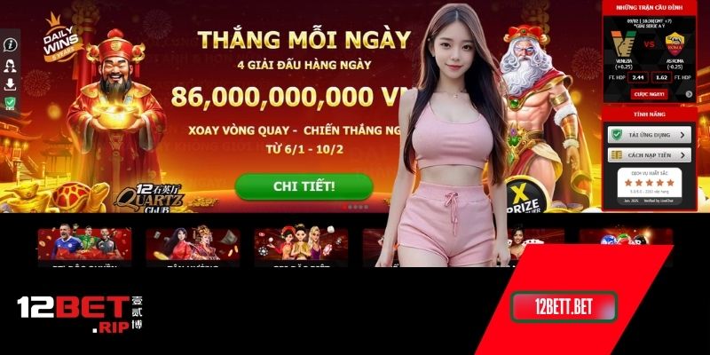 Cách vào 12Bet cá cược đúng chuẩn
